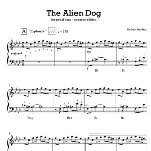 the alien dog acoustic version for pedal harp